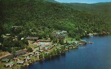 Postcard NY Lake Placid New York Whiteface Inn Air View Chrome Vintage PC J5109 picture