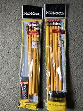 Mongol No. 2 Pencil School Set 2 Packs with Eraser & Sharpener 5 Pencils/Pack picture