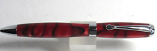 Terzetti PREMIER Acrylic Resin Large Heavy Ballpoint Pen-RED+GIFT BOX+POUCH picture