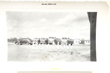 VINTAGE 1946 B&W Snapshot Photograph Studer San Antonio Texas Buses picture