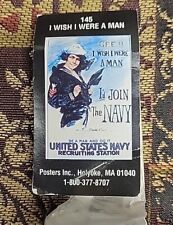 If I Were A Man - Navy War Poster - Original Packaging - Full Color - Large Size picture