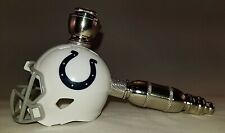 INDIANAPOLIS COLTS FOOTBALL HELMET SMOKING PIPE LARGE STRAIGHT DESIGN picture