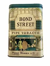 Vintage Philip Morris Bond Street Pipe Tobacco Vertical Pocket Tin picture