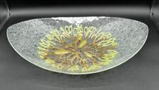 Vintage Dorothy Thorpe Oval Platter Bowl Mid Century Modern Atomic Textured picture