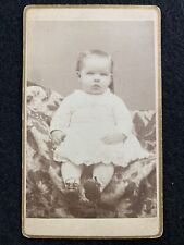 Salem Oregon OR Cute Child In White Antique CDV Photo picture