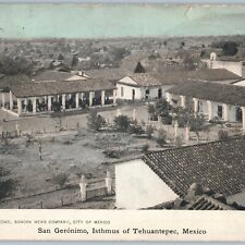 c1900s UDB Tehuantepec, Mexico San Geronimo Isthmus Birds Eye Senora News A191 picture