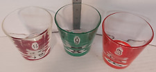 Set of 3 - Vintage Luminarc Cera Pool Ball Drink Glasses - Balls 3, 6, 15 picture