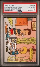 1994 Fleer Ultra Beavis & Butthead #6925 Chemicals Are Cool Base Set MTV PSA 10 picture