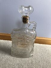 Vintage Old Forester Empty Glass Decanter Bottle With Stopper  picture