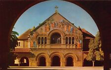 Palo Alto CA California Stanford University Chapel Mosaic Campus Vtg Postcard P5 picture