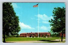 Fort Knox KY-Kentucky, Brooks Field Main Parade Ground, Vintage Postcard picture
