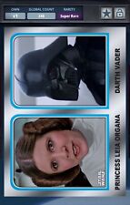 Topps Star Wars Card Trader Digital Collection, Entire Account, Old Account 2015 picture