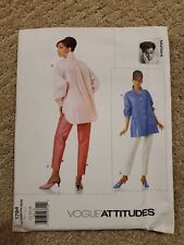 1996 Vogue Attitudes Sewing Pattern 1794 Misses Tunic And Pants New FF picture