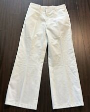 US Navy DSCP White Pants Mens 34x30 35R Uniform Enlisted Bell Bottoms Trousers picture