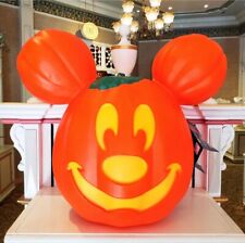 Disney Parks 2023 Mickey Mouse Light Up Jack O’ Lantern Pumpkin 22”- New picture