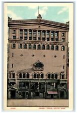 1920 Front View Tremont Temple Building Boston Massachusetts MA Antique Postcard picture