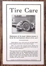 VINTAGE 1927 TIRE CARE PAMPHLET THE RUBBER ASSOCIATION OF AMERICA Z5198 picture