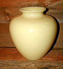RARE 7lb Steuben Butterscotch Ivory Heavy Large Vase Frederick Carder 10.5