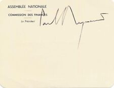 Paul Reynaud-Vintage Signed Card (Prime Minister Of France) picture