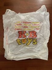 Vintage KB Toys LARGE - XL PLASTIC SHOPPING BAG Toy Store Bag Toy Works RARE picture