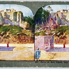 c1900s Algiers, Algeria Ruins Bely Castle Stereoview Ancient Stone Megalith V35 picture