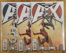 lot of 3 Marvel Comics Avengers vs X-Men #9 variant covers picture