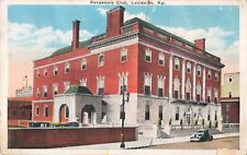 Pendennis Club Louisville Kentucky KY Old Car 1932 Postcard picture