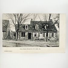 Lititz Pennsylvania Stone House Postcard c1910 Antique Home c1793 Building C2784 picture