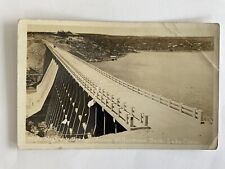 RPPC~Lake Cisco Texas~State Highway Bridge across Williamson Dam~AZO 1924-49~TX picture