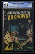 Adventures Into The Unknown #8 CGC VG 4.0 Off White to White 1949 picture