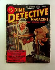 Dime Detective Magazine Pulp Aug 1946 Vol. 52 #1 GD picture