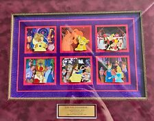 Disney Royal Gathering Framed Pin Set Limited LE 75 Lion King Beast Beauty Alice picture