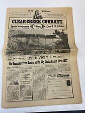 Vintage Clear Creek Courant news paper 1978  picture