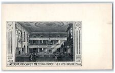 c1905 Interior Old South Meeting House Boston Massachusetts MA Antique Postcard picture