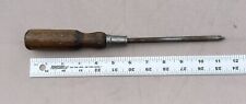 Vintage 11.5” Phillips Screwdriver Wood Handle P1 Phillips Made In USA picture