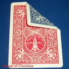 (6) Double Blue and Red Back Bicycle Gaff Playing Card Use for Card Magic Tricks picture