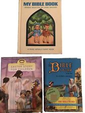 Christian Bible Vintage Picture Books Religion Sunday School 1940s picture