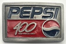 Vintage Pepsi 400 NASCAR Racing Daytona Belt Buckle American Legends Foundry USA picture