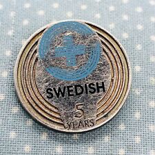 Vtg Seattle Swedish Hospital 5 Years Employee Service Award Sterling Silver Pin picture