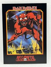 1991 Mega Metal IRON MAIDEN NUMBER OF THE BEAST Album Card #38 PACK FRESH picture