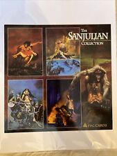 1994 FPG The Sanjulian Collection Fantasy Art Uncut Promo Card 7 3/4 x 7 3/4 picture