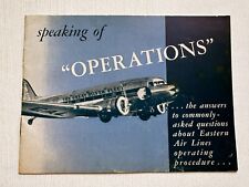 1941 Eastern Airlines Operations Information Booklet for Passengers picture