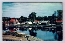 Whitefish Falls ON-Ontario Canada, Bay Villa Lodge & Cottages, Vintage Postcard picture