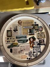 Vintage Kelvinator Serving Trays 13.5” Diam 1984 Metal Advertising Round picture