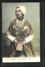 CPA Le Portel, type of Porteloise, Picardy costume  picture