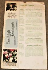 Vintage 60s PATRICIA MURPHY'S CANDLELIGHT Westchester, NY Cocktail Menu & Events picture