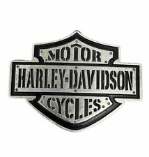 2014 Harley-Davidson Men's Chrome Bar & Shield Logo Belt Buckle picture