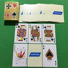 Old 1950s Vintage * BLUE CIRCLE INDUSTRIES * Advertising Art Playing Cards FLAGS picture