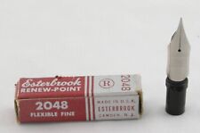 Esterbrook 2048 Flexible Fine Fountain Pen Nib - 1950s - New Unused In Box picture