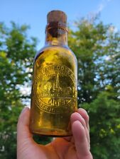 Golden Yellow Bunker Hill Pickles Skilton Foote Bottle 7 3/4